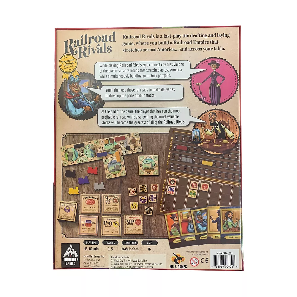 Front Porch Games Railroad Rivals - Premium Edition - Image 2
