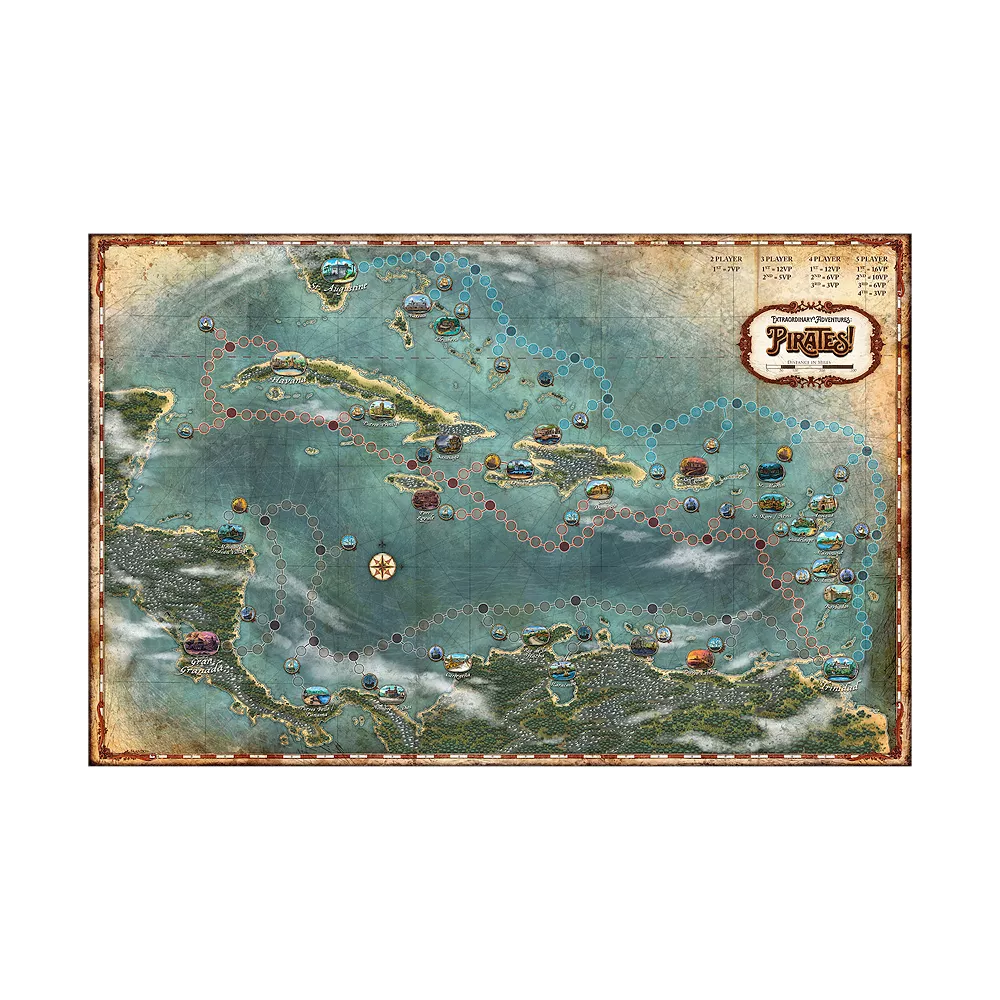 Forbidden Games Extraordinary Adventures: Pirates! Board Game - Image 3