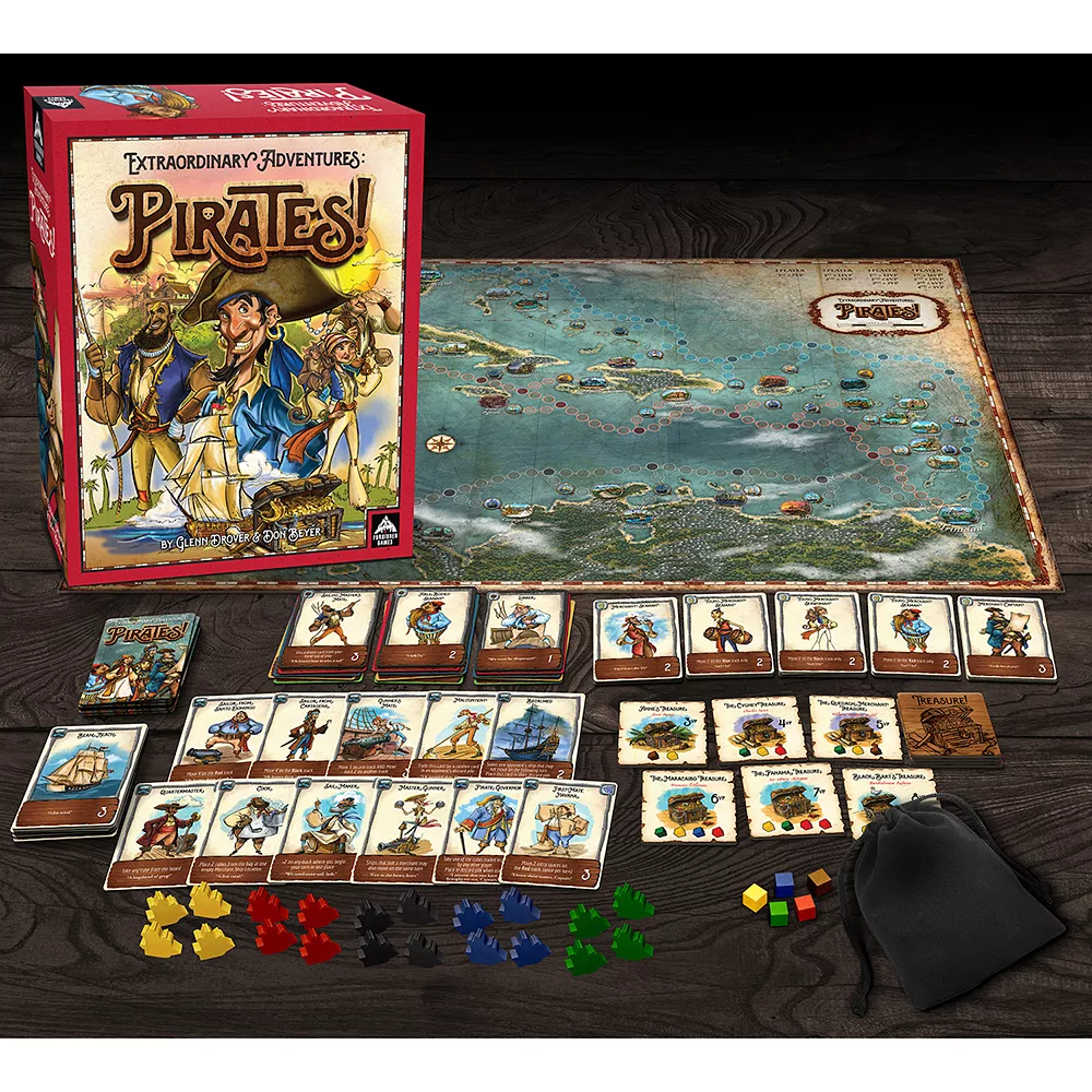 Forbidden Games Extraordinary Adventures: Pirates! Board Game - Image 4