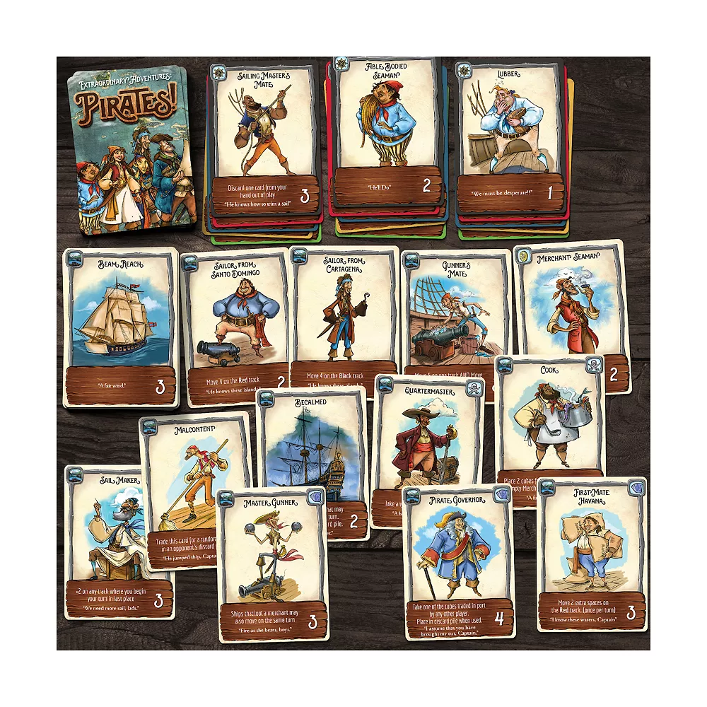 Forbidden Games Extraordinary Adventures: Pirates! Board Game - Image 5