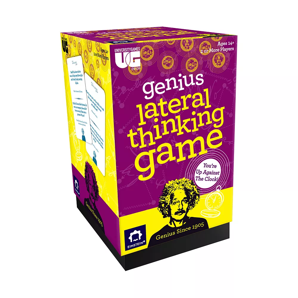 University Games Einstein Genius Lateral Thinking Game