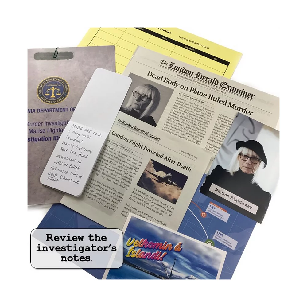 University Games Murder Mystery Party Case Files: Mile-High Murder - Image 6