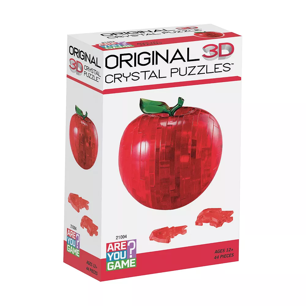 3D Apple 44-Piece Crystal Puzzle