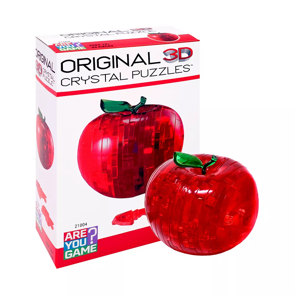 3D Apple 44-Piece Crystal Puzzle - Image 2