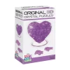 AreYouGame 46-Piece 3D Purple Heart Crystal Puzzle