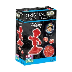 3D Crystal Puzzle - Disney Pinocchio Red