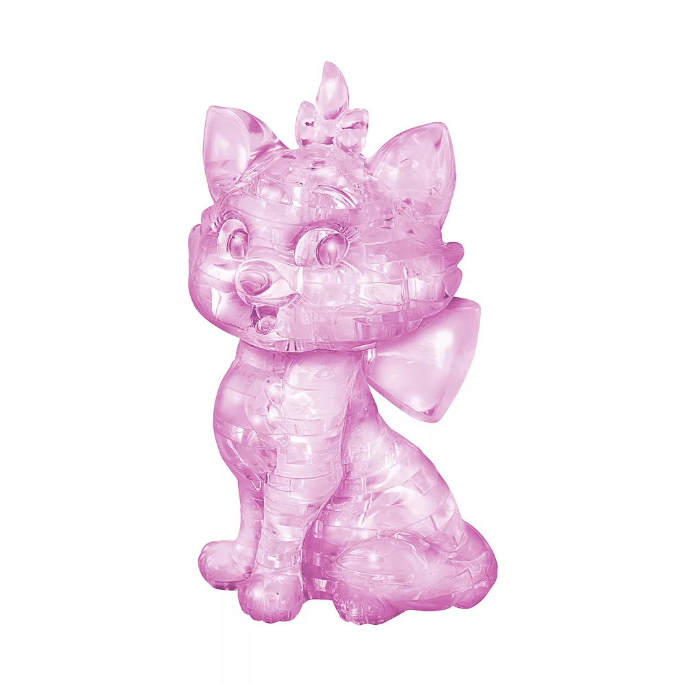 3D Crystal Puzzle - Disney Marie (Pink): 45 Pcs - Image 2