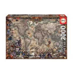 EDUCA Pirates Map 2000-Piece Puzzle