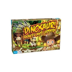 Outset Media Dinosaur! Snakes And Ladders Game