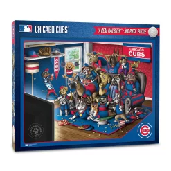 Chicago Cubs Purebred Fans A Real Nailbiter 500-Piece Puzzle