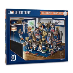 Detroit Tigers Purebred Fans A Real Nailbiter 500-Piece Puzzle