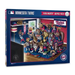 Minnesota Twins Purebred Fans A Real Nailbiter 500-Piece Puzzle