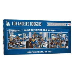 Los Angeles Dodgers Game Day In The Dog House 1000-Piece Puzzle