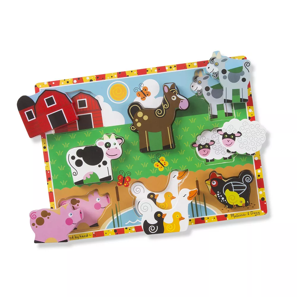 Melissa & Doug Farm Chunky Puzzle - Image 3