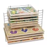 Melissa & Doug Deluxe Wire Puzzle Rack