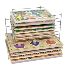 Melissa & Doug Deluxe Wire Puzzle Rack