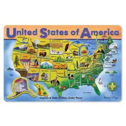 Melissa & Doug USA Wooden Puzzle